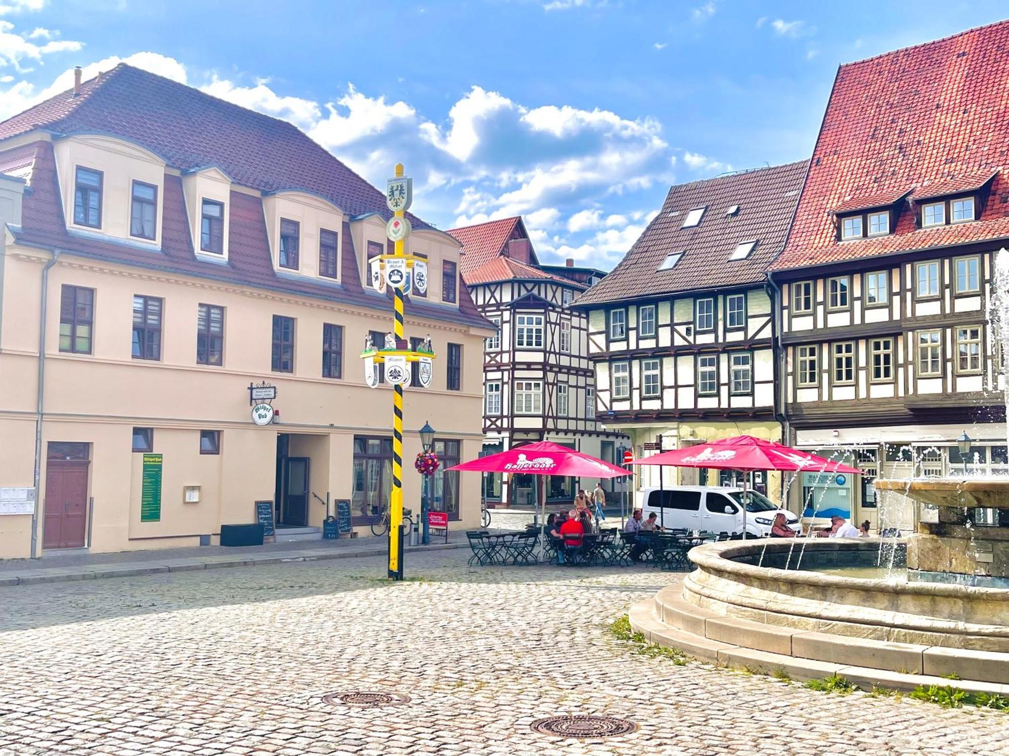Fachwerktraeume - 35M² Weltkulturerbe Apartamento Quedlinburg Exterior foto