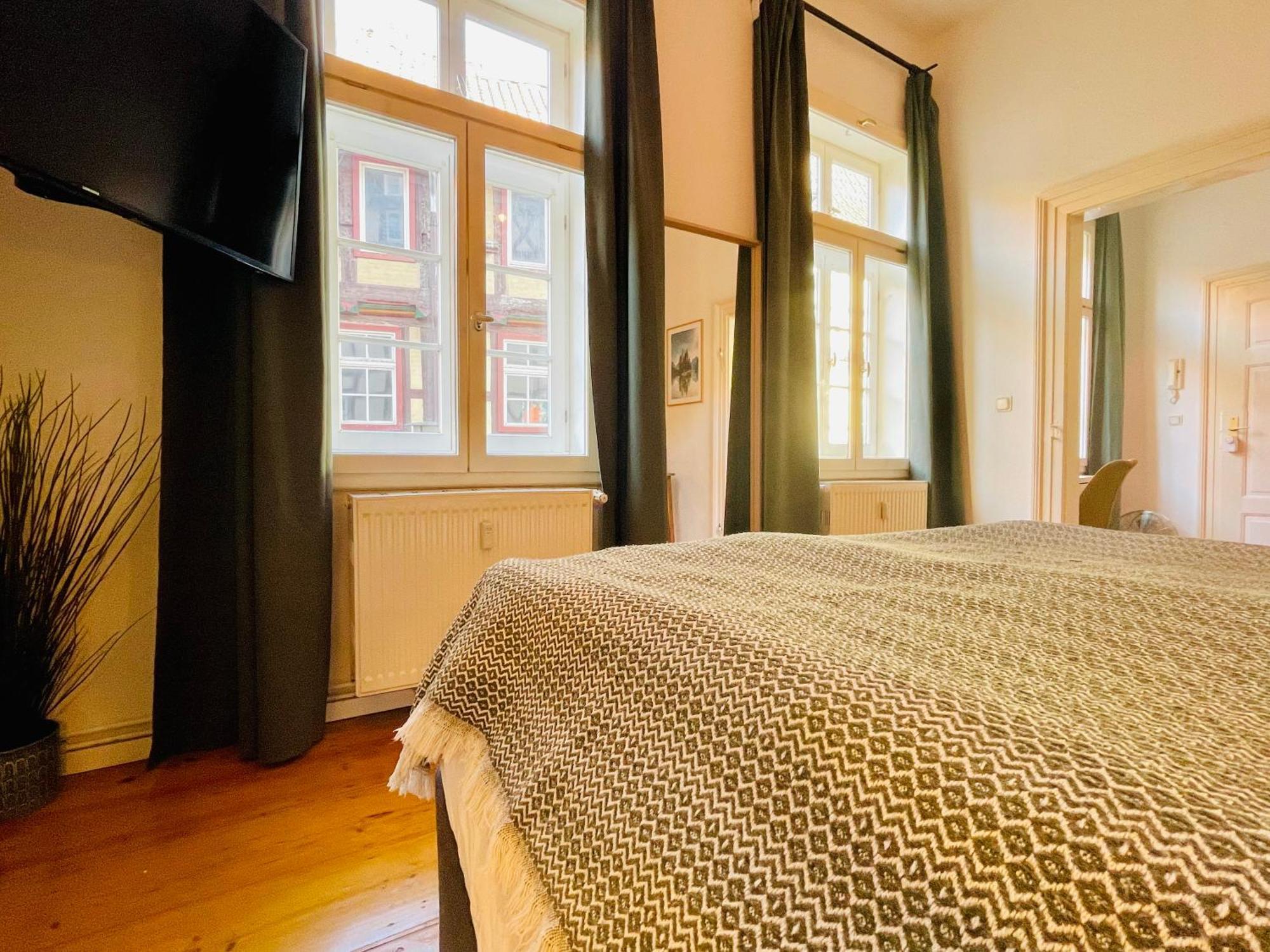 Fachwerktraeume - 35M² Weltkulturerbe Apartamento Quedlinburg Exterior foto