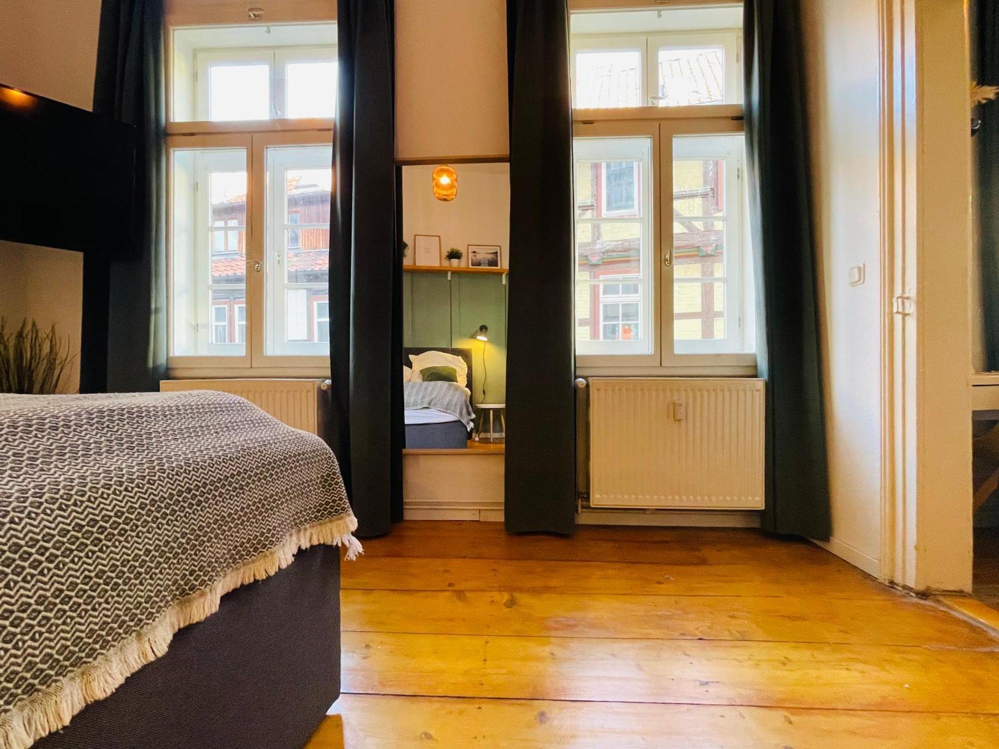 Fachwerktraeume - 35M² Weltkulturerbe Apartamento Quedlinburg Exterior foto
