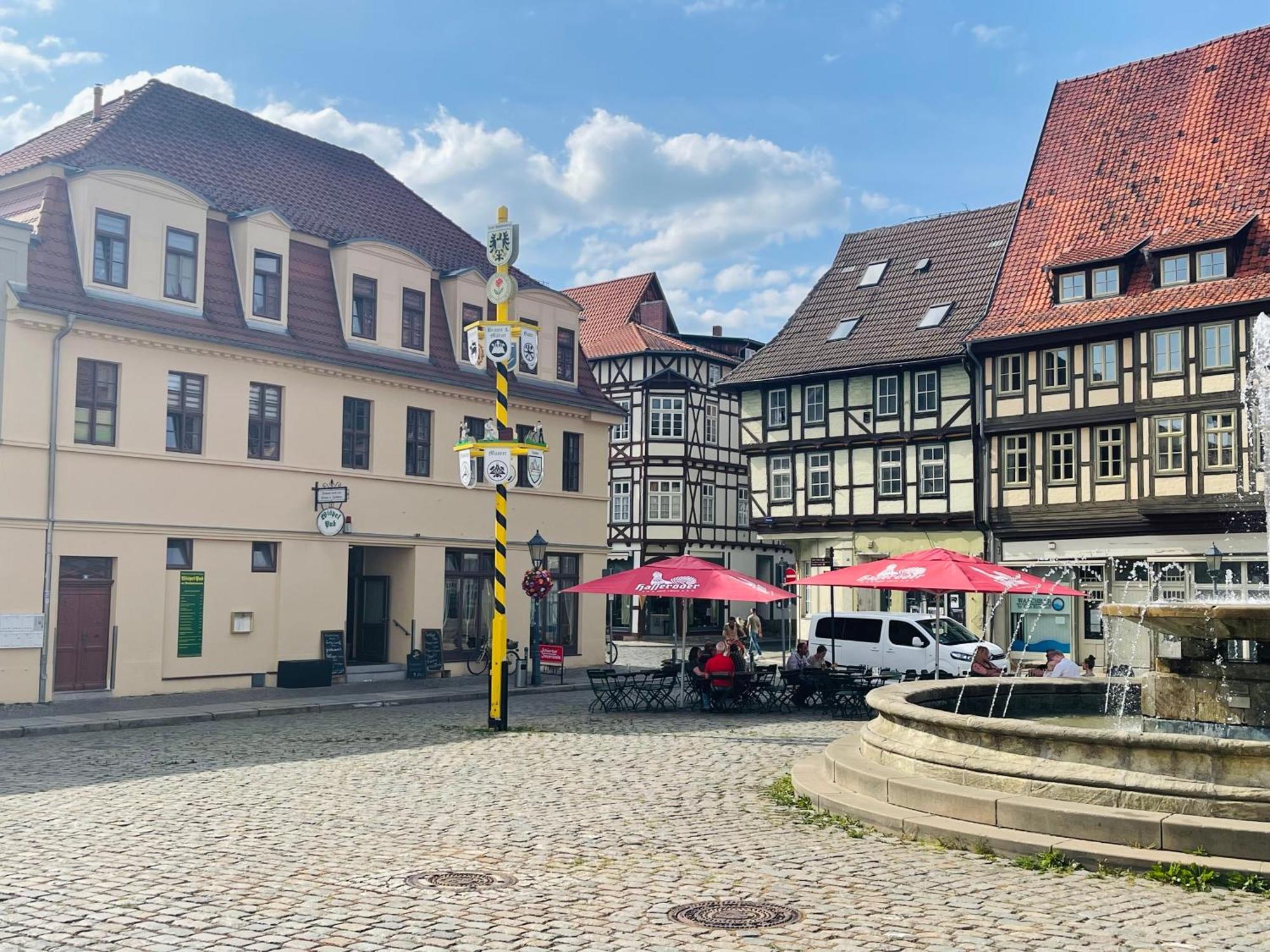 Fachwerktraeume - 35M² Weltkulturerbe Apartamento Quedlinburg Exterior foto
